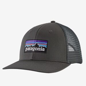 Like New Patagonia Logo Trucker Hat Cap Adjustable Snap Closure